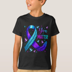 You Ribbon Bird Suicide Prevention Awareness T-Shirt