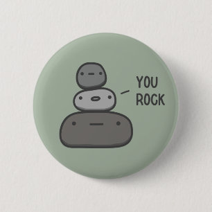 You Rock 6 Cm Round Badge