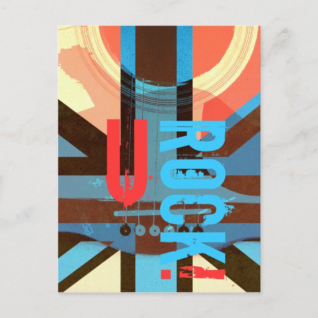 You Rock - british classic rock postcard (Front)