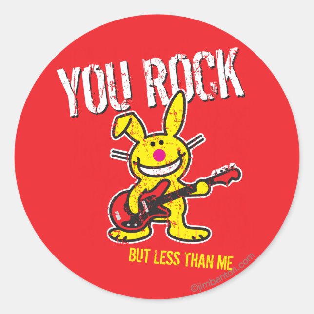 You Rock Classic Round Sticker (Front)