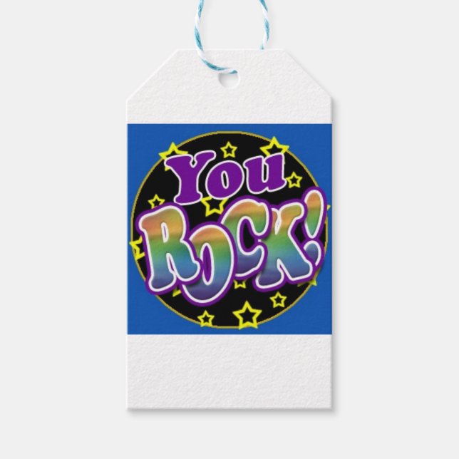 You Rock! Gift Tags (Front)