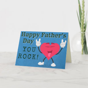 You Rock Happy Father's Day Card