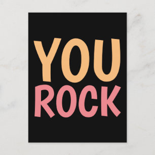 YOU ROCK HELLO POSTCARDS
