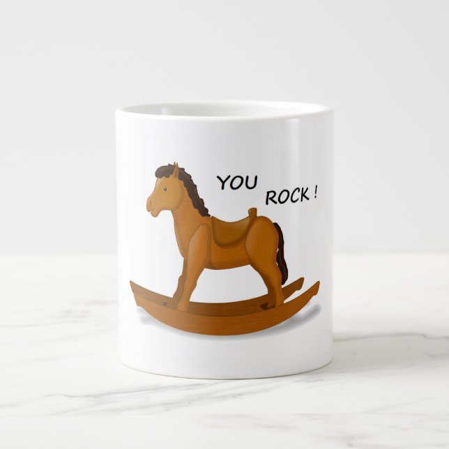 YOU ROCK LARGE COFFEE MUG (Front)