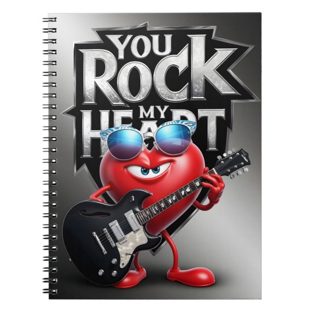 You Rock My Heart Journal – Write in Style (Front)