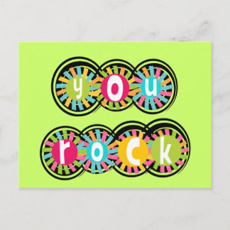 You Rock Postcard