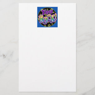 You Rock! Stationery