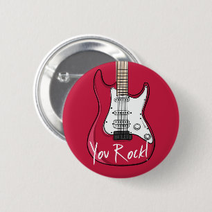 You Rock Valentine's Day Button