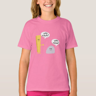 You rock you rule babydoll fitted girls tee
