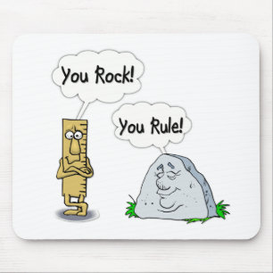You Rock, You Rule Mouse Mat