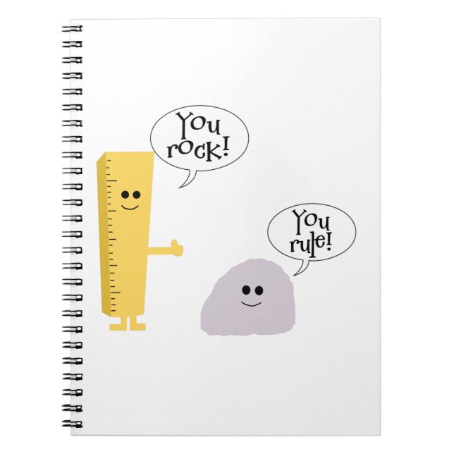 You rock You rule Notebook (Front)