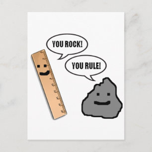 You Rock, You Rule Postcard