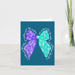 You S Your Life S Suicide Prevention Awareness Card