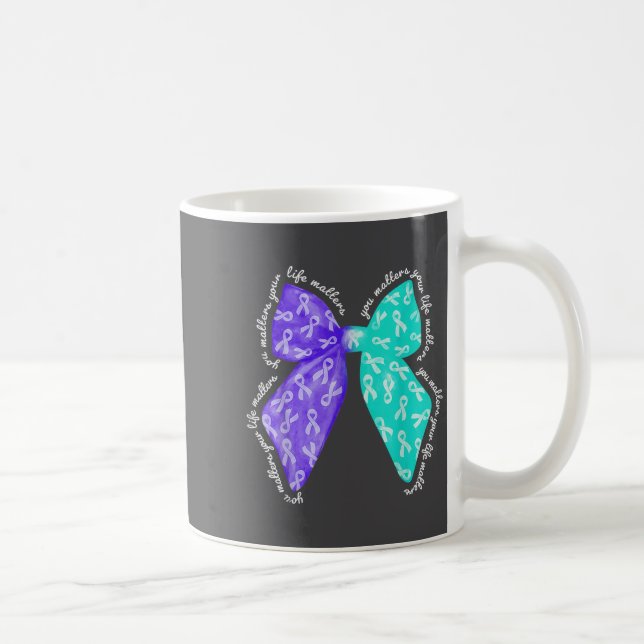 You S Your Life S Suicide Prevention Awareness  Coffee Mug (Right)