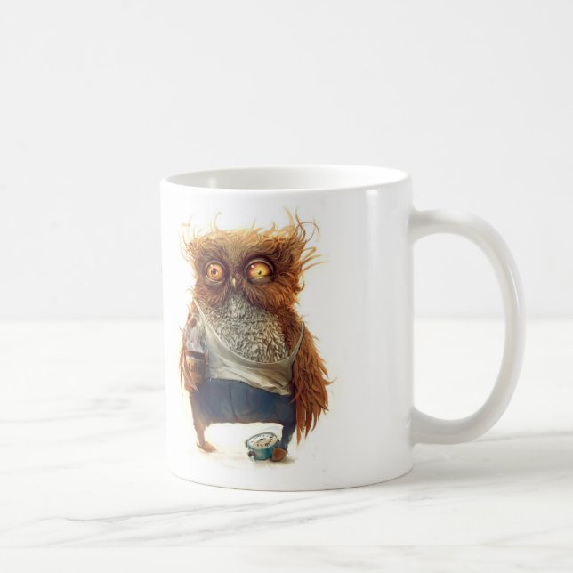 You Say Morning.....Owl Mug (Right)