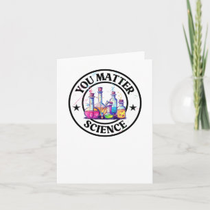 You Science Teacher Sticker  Card