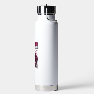 You Scream We Halloween Ghostface Bloody Knife Water Bottle