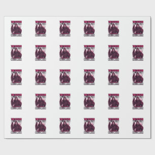 You Scream We Halloween Ghostface Bloody Knife Wrapping Paper