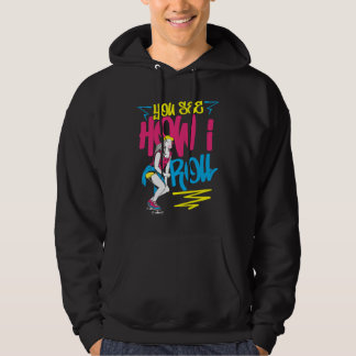 You see how I Skater Vibes Skateboard Retro 90s Ro Hoodie