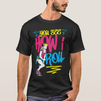 You see how I Skater Vibes Skateboard Retro 90s Ro T-Shirt