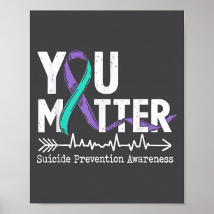 You Semicolon Suicide Prevention Awareness Week  Poster