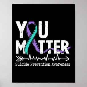 You Semicolon Suicide Prevention Awareness Week  Poster