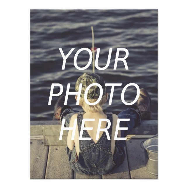 You Set Your Size Professional Photo Enlargement Print (Front)