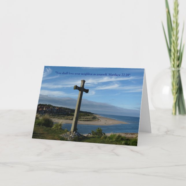 "You shall love your neighbour as yourself" Card (Front)