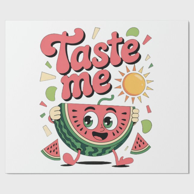 YOU SHALL TASTE IT! WRAPPING PAPER (Flat)