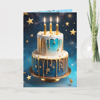 You Shine Like The Stars Birthday Card