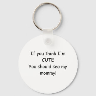 You should see my mummy! key ring