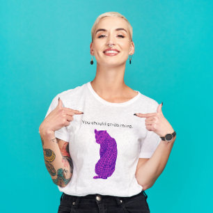 You Should Smile More Feminist Hot Pink Leopard T-Shirt