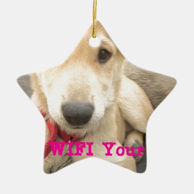 You Should WIFI Your Love Everyday Ceramic Tree Decoration (Front)