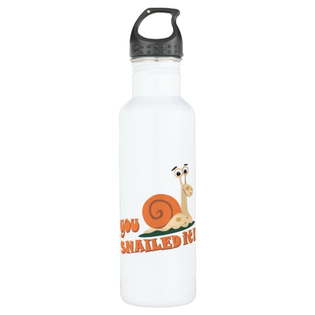 You snailed it well done 710 ml water bottle (Front)
