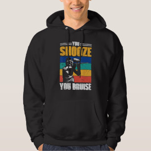 You Snooze You Bruise Paintball Game Squad For Men Hoodie