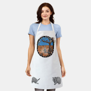 You snow it's Christmas, Aussie outback Apron