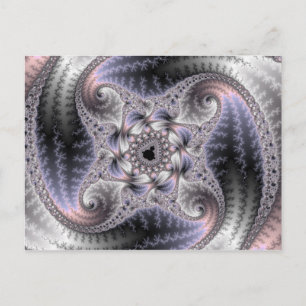 You Spin Me Round - Fractal Art Postcard
