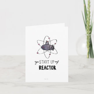 You Start Up My Reactor - Submarine Note Card