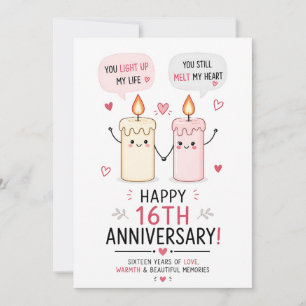 You Still Melt My Heart Funny Wax Anniversary Card