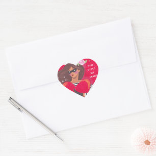 You Stole My Heart Valentine's Day Heart Sticker