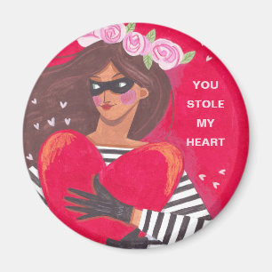 You Stole My Heart Valentine's Day Magnet