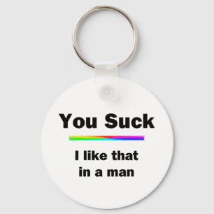 You Suck Key Ring