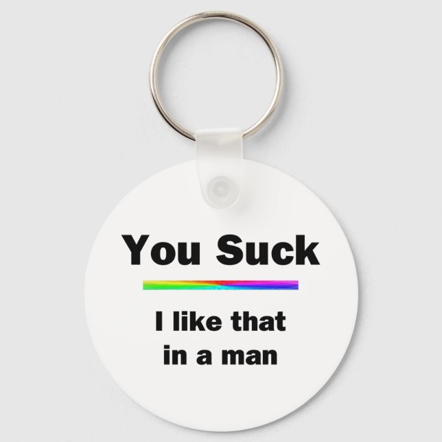 You Suck Key Ring (Front)