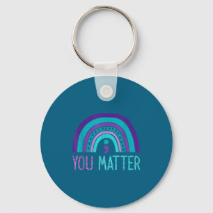 You Suicide Awareness Mental Health Message Long S Key Ring