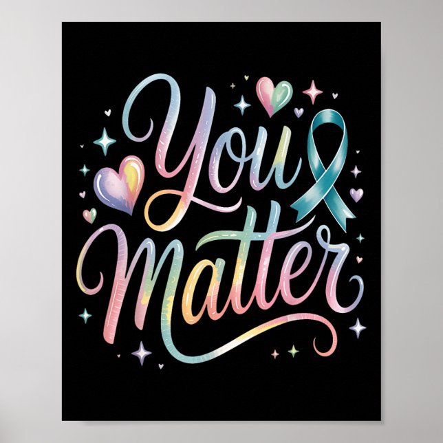 You Suicide Prevention Awareness  Poster (Front)