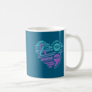 You Suicide Prevention Awareness Semicolon Suprt  Coffee Mug