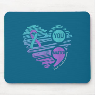 You Suicide Prevention Awareness Semicolon Suprt Mouse Mat