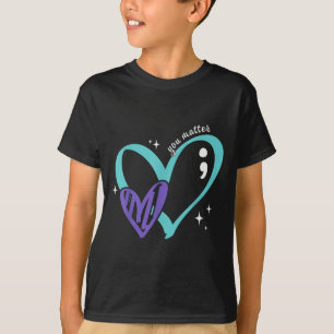 You Suicide Prevention Awareness Teal & Purple T-Shirt