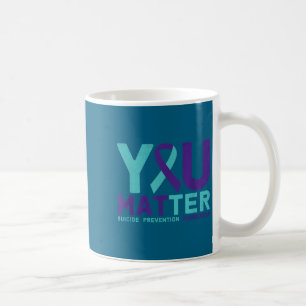 You - Suicide Prevention Teal Purple Awareness Rib Coffee Mug