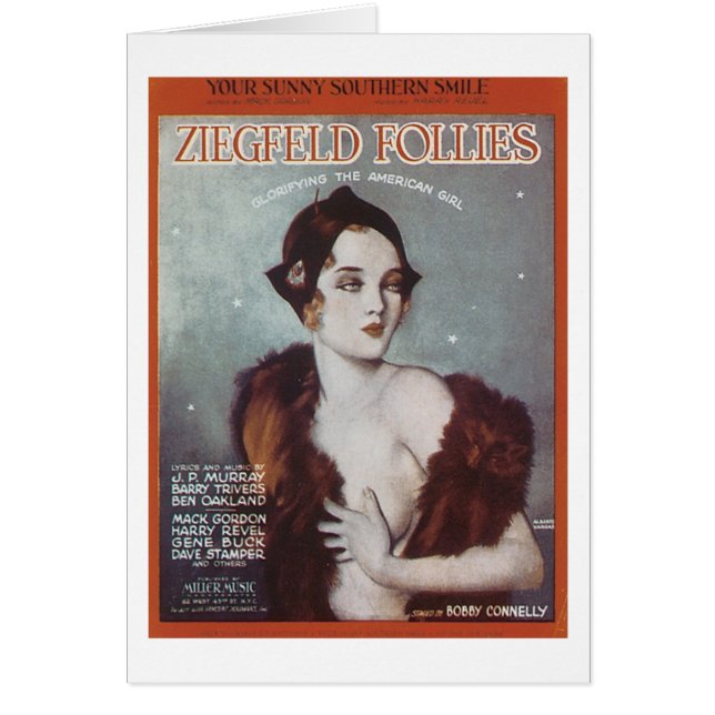 You Sunny Southern Smile Ziegfeld Follies Songbook (Front)